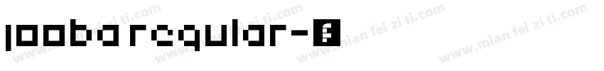 jooba regular字体转换